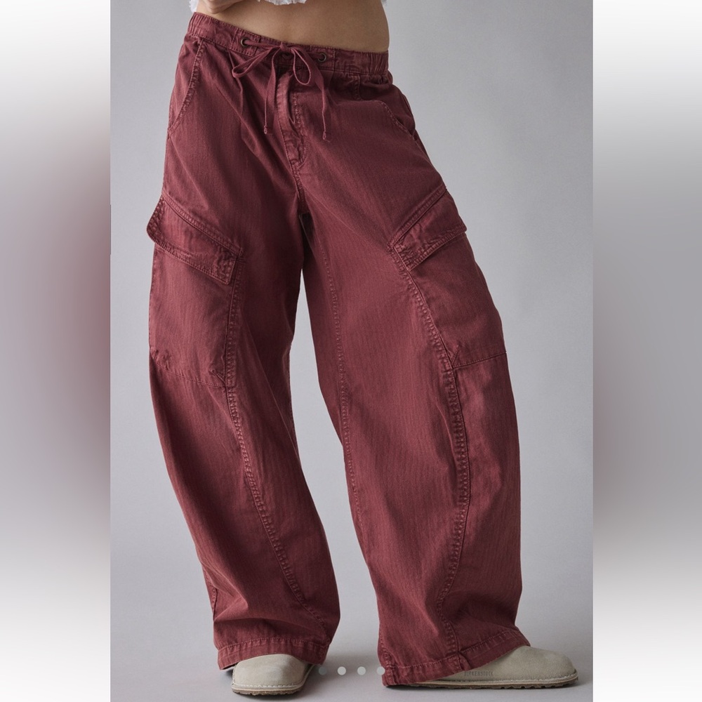 BDG Station Cocoon Baggy Barrel Leg Cargo Pant - Picture 4 of 4